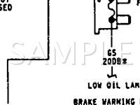 1990 Plymouth Horizon  2.2 L4 GAS Wiring Diagram