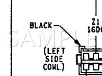 1990 Plymouth Horizon  2.2 L4 GAS Wiring Diagram