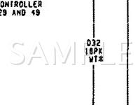 1990 Dodge Shadow  2.2 L4 GAS Wiring Diagram