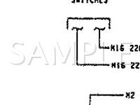 1990 Dodge Shadow  2.2 L4 GAS Wiring Diagram