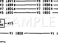 1990 Dodge Shadow  2.2 L4 GAS Wiring Diagram