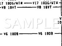 1990 Dodge Shadow  2.2 L4 GAS Wiring Diagram