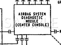 1990 Dodge Shadow  2.5 L4 GAS Wiring Diagram