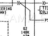 1990 Plymouth Sundance  2.5 L4 GAS Wiring Diagram