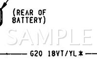 1990 Dodge Shadow  2.5 L4 GAS Wiring Diagram