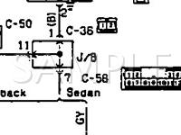 1991 Dodge Colt GL 1.5 L4 GAS Wiring Diagram