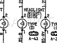 1991 Dodge Colt 200 GT 1.5 L4 GAS Wiring Diagram