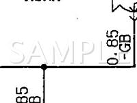 1991 Plymouth Colt 100 DL 1.5 L4 GAS Wiring Diagram
