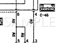 1991 Dodge Colt GL 1.5 L4 GAS Wiring Diagram