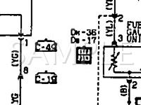 1991 Plymouth Colt 100 DL 1.5 L4 GAS Wiring Diagram