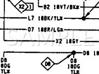 1991 Dodge Dakota  2.5 L4 GAS Wiring Diagram