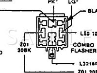 1991 Chrysler Daytona  3.0 V6 GAS Wiring Diagram
