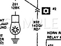 1991 Dodge Daytona  2.5 L4 GAS Wiring Diagram