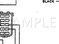 1991 Dodge Daytona  3.0 V6 GAS Wiring Diagram