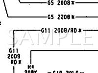 1991 Dodge B350 VAN  5.2 V8 GAS Wiring Diagram