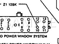 1991 Chrysler Dynasty  2.5 L4 GAS Wiring Diagram