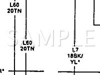 1991 Chrysler Dynasty  2.5 L4 GAS Wiring Diagram