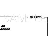 1991 Dodge Dynasty  3.0 V6 GAS Wiring Diagram