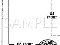 1991 Chrysler Dynasty  2.5 L4 GAS Wiring Diagram