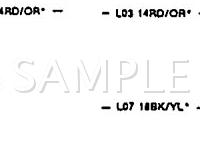 1991 Dodge Spirit LE 3.0 V6 GAS Wiring Diagram