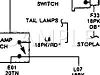 1991 Dodge Spirit  3.0 V6 GAS Wiring Diagram