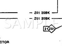 1991 Dodge Spirit LE 3.0 V6 GAS Wiring Diagram