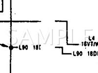 1991 Eagle Premier ES Limited 3.0 V6 GAS Wiring Diagram