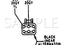 1991 Eagle Premier LX 3.0 V6 GAS Wiring Diagram