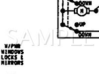 1991 Eagle Premier ES 3.0 V6 GAS Wiring Diagram