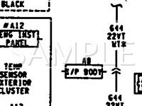 1991 Eagle Premier ES Limited 3.0 V6 GAS Wiring Diagram