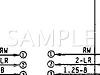 1991 Dodge RAM 50 SE 2.4 L4 GAS Wiring Diagram