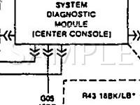 1991 Plymouth Sundance RS 2.5 L4 GAS Wiring Diagram
