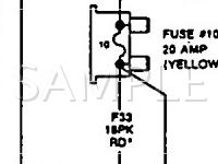 1991 Dodge Shadow  2.5 L4 GAS Wiring Diagram