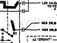 1991 Plymouth Sundance  2.2 L4 GAS Wiring Diagram