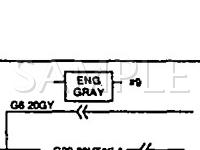 1991 Plymouth Sundance RS 2.5 L4 GAS Wiring Diagram