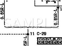 1991 Dodge Stealth R/T Turbo 3.0 V6 GAS Wiring Diagram