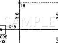 1991 Dodge Stealth R/T Turbo 3.0 V6 GAS Wiring Diagram