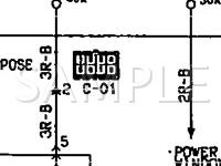 1991 Dodge Stealth  3.0 V6 GAS Wiring Diagram