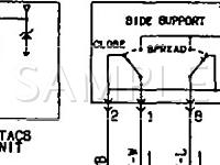 1991 Dodge Stealth  3.0 V6 GAS Wiring Diagram