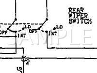 1991 Dodge Stealth R/T 3.0 V6 GAS Wiring Diagram
