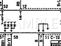 1991 Plymouth Laser RS 2.0 L4 GAS Wiring Diagram
