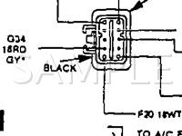 1991 Plymouth Voyager SE 3.3 V6 GAS Wiring Diagram