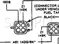 1991 Dodge Caravan SE 3.3 V6 GAS Wiring Diagram