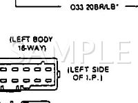 1991 Dodge Caravan C/V 3.3 V6 GAS Wiring Diagram