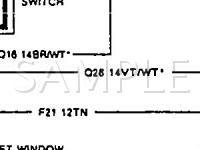 1991 Dodge Grand Caravan LE 3.3 V6 GAS Wiring Diagram