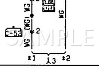 1992 Plymouth Colt GL 1.5 L4 GAS Wiring Diagram