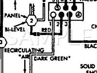 1992 Dodge Dakota  2.5 L4 GAS Wiring Diagram