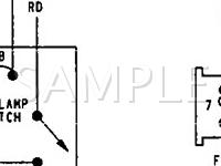 1992 Dodge Dakota  2.5 L4 GAS Wiring Diagram