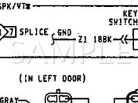 1992 Chrysler Daytona  2.5 L4 GAS Wiring Diagram