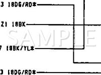 1992 Dodge Daytona Iroc R/T 2.2 L4 GAS Wiring Diagram
